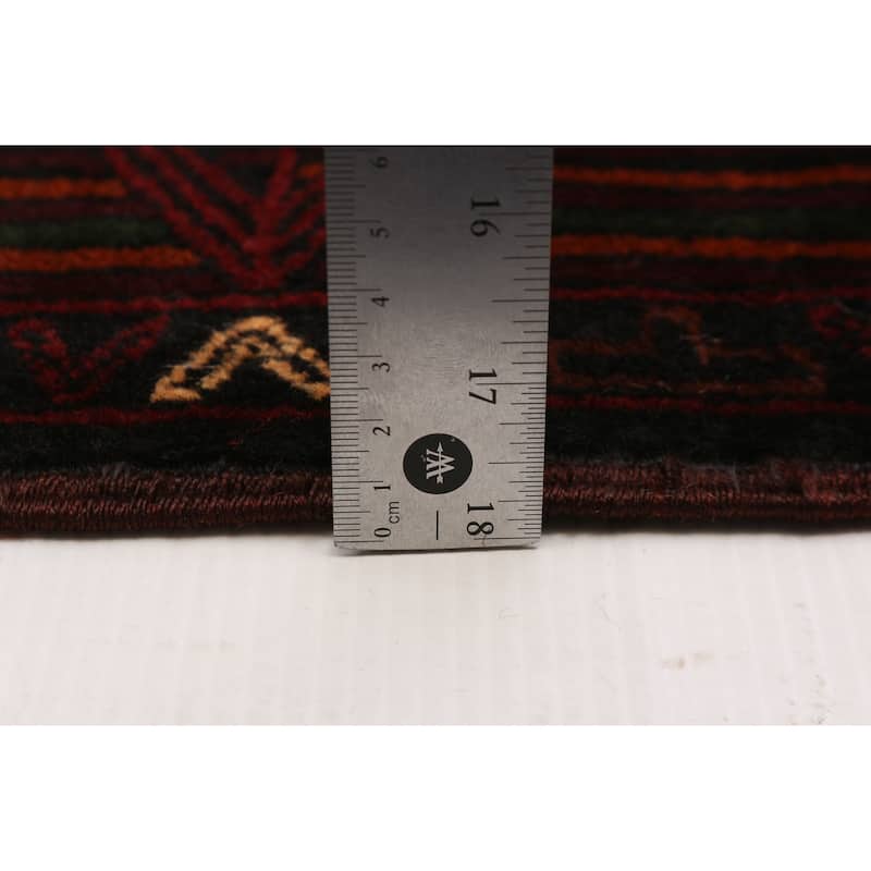 Teimani Burgundy Rug 4'9" x 6'6" - 4'9 x 6'6