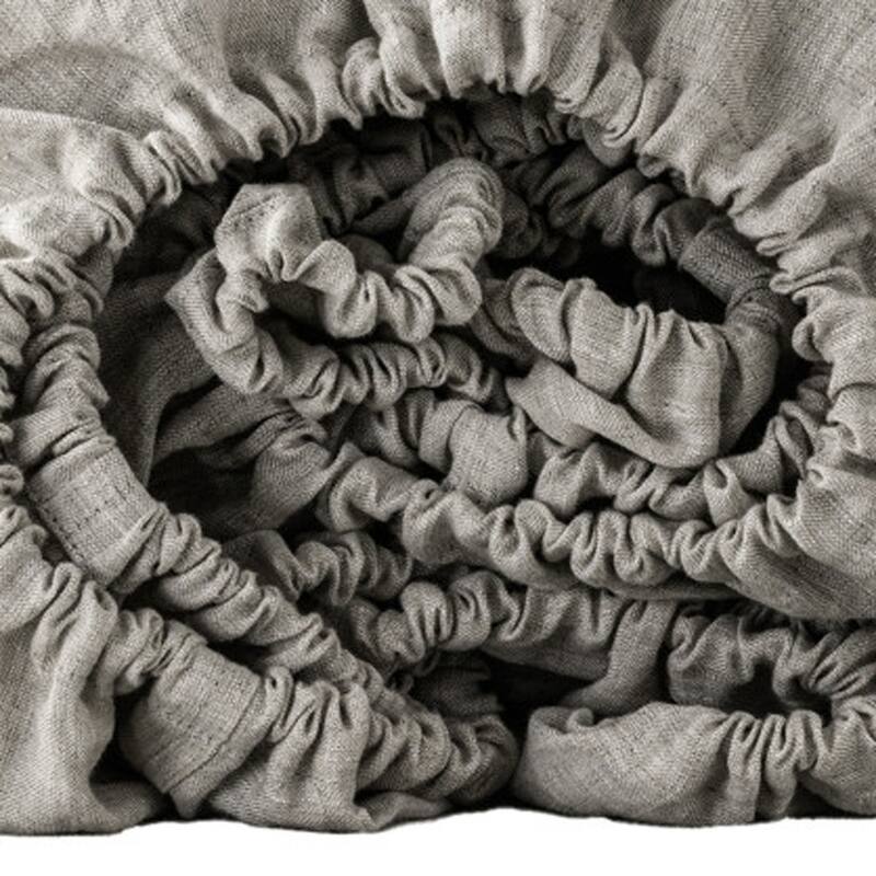 Taupe Linen King Fitted sheet