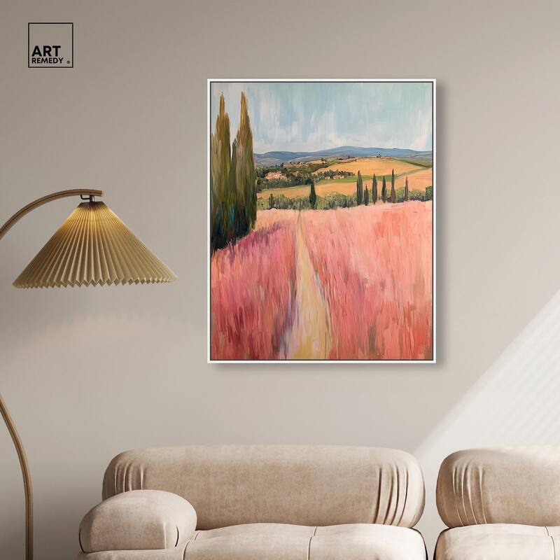 Cypress Path Canvas by Art Remedy