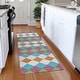 preview thumbnail 121 of 132, Premium Washable Super Soft Diamond Modern Mayfield Rug Blush - 2'3" x 7'6"