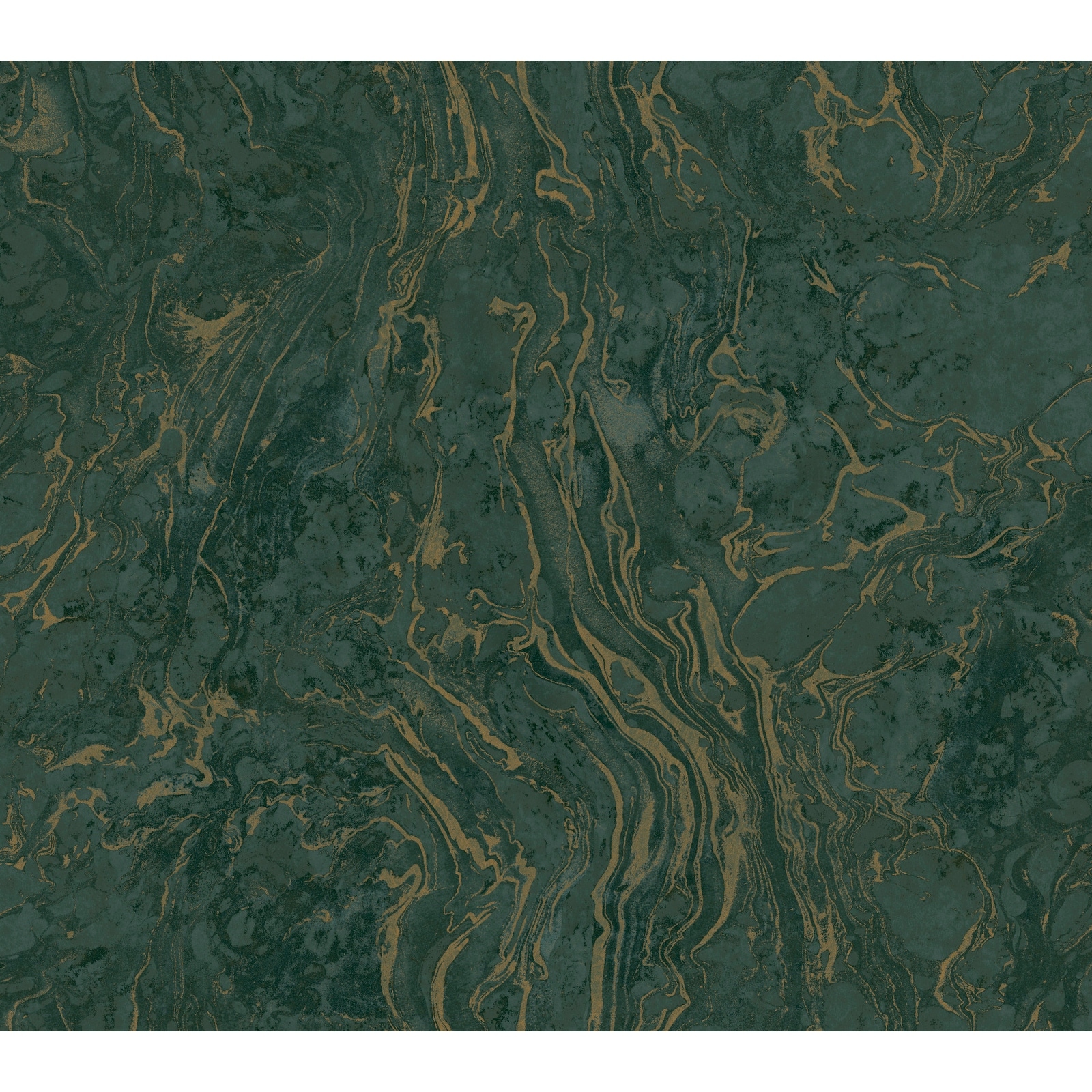 Ronald Redding Polished Marble Green Wallpaper