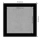 preview thumbnail 34 of 50, Amanti Art Basic Black Framed Magnetic Board Board Size 24x24