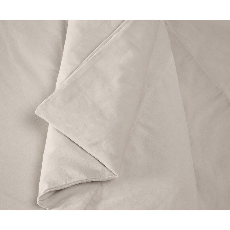 Brooklyn Loom Matte Cotton Velvet Comforter Set
