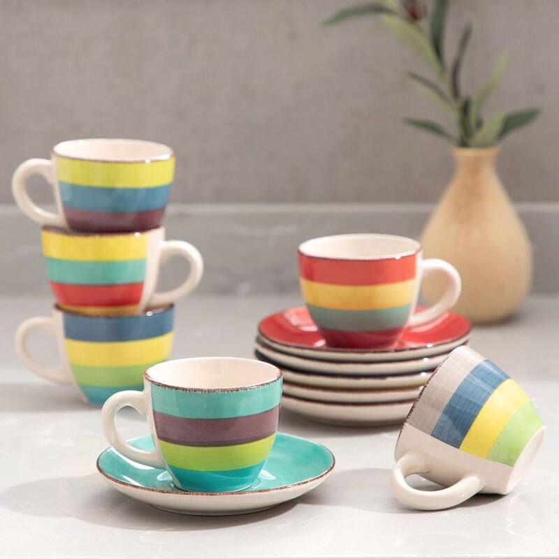 vancasso Arco Stoneware Multicolor Dinnerware Set