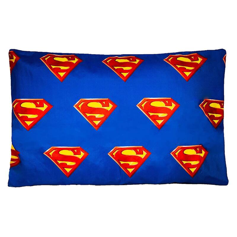 DC Comics Superhero Comforter Set, Superman Shield, 2-Piece, Twin