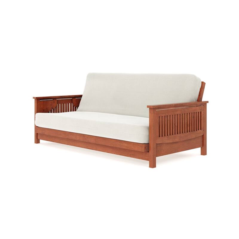 Tiro Full Futon Frame - Warm Cherry