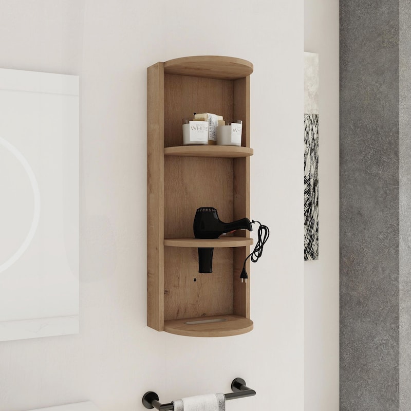 Space-Saving Bathroom Wall-Mounted Storage Rack with Versatile Design