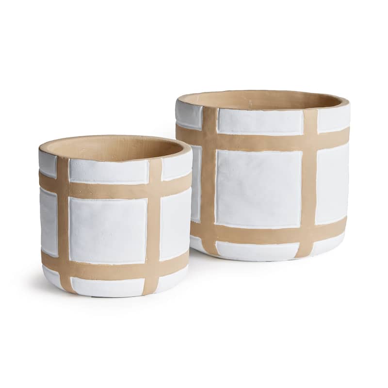 Phoenix Pots - Natural & White