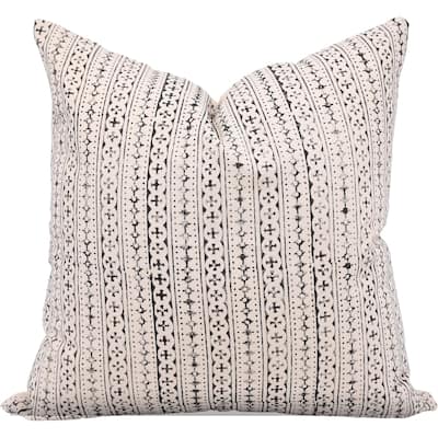Fabdivine Cotton Floral Block print pillow Cover