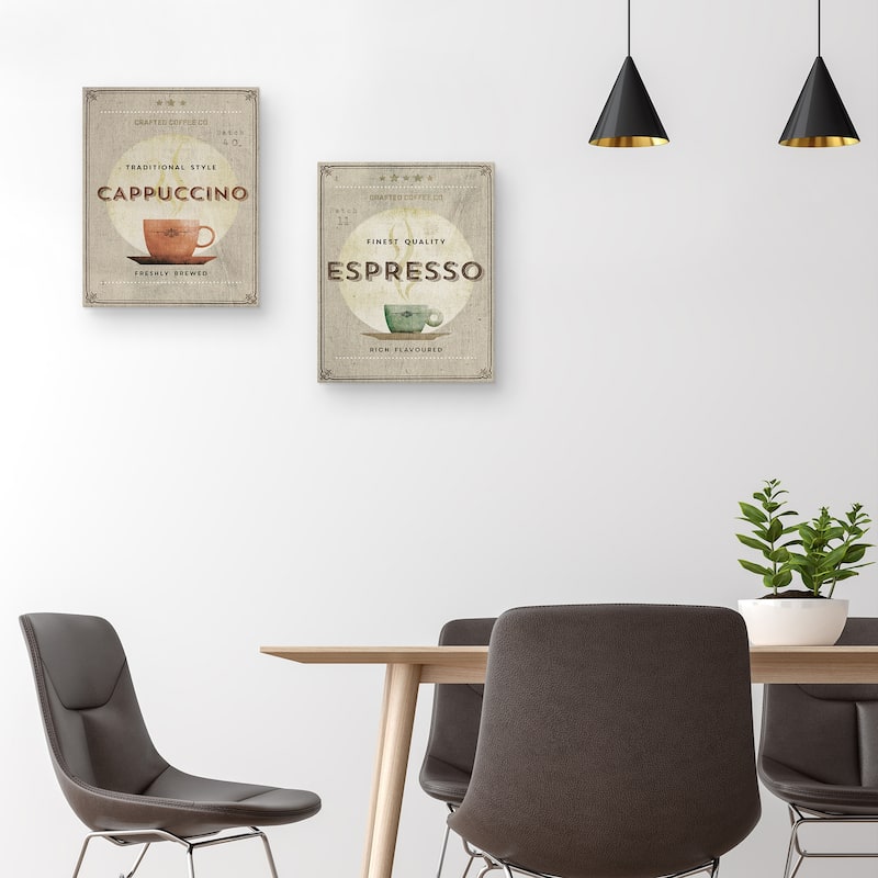 Crafted Coffee Co by Hens Teeth S/2 by Hens Teeth Canvas Art Prints