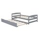 preview thumbnail 18 of 24, Twin Size Platform Bed With Twin Size Trundle