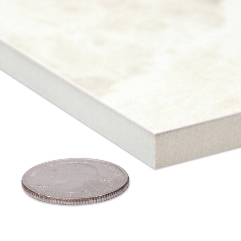 Merola Tile Taj Mahal Matte Cream 23-1/2" x 47-1/4" Porcelain Floor and Wall Tile