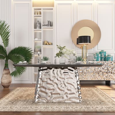 Clihome Modern Large Dining Table