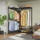 Garment Rack Heavy Duty Clothes Rack with Adjustable Shelves & Shoes ...
