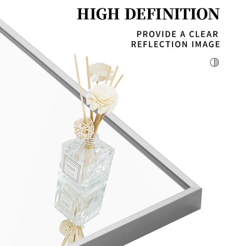 Full Length Free Standing Body Mirror Metal Framed Wall Mirror Large Floor Mirror