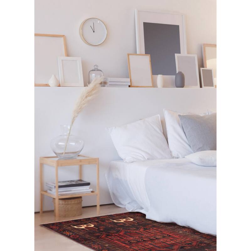 ECARPETGALLERY Hand-knotted Konya Anatolian Dark Grey Wool Rug - 4'8 x 9'4