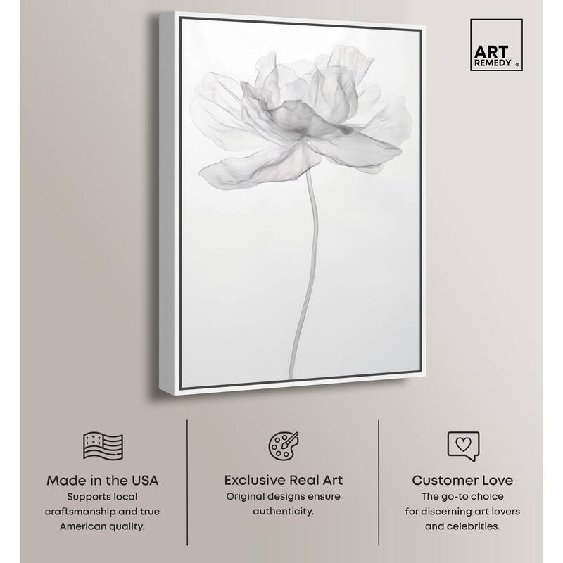 Fragile Beauty II Canvas by Art Remedy