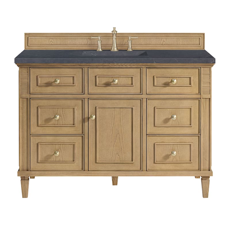 James Martin Vanities 424-V48-3CSP Lorelai 48" Single Basin Wood - Light Natural Oak - Oak Finish