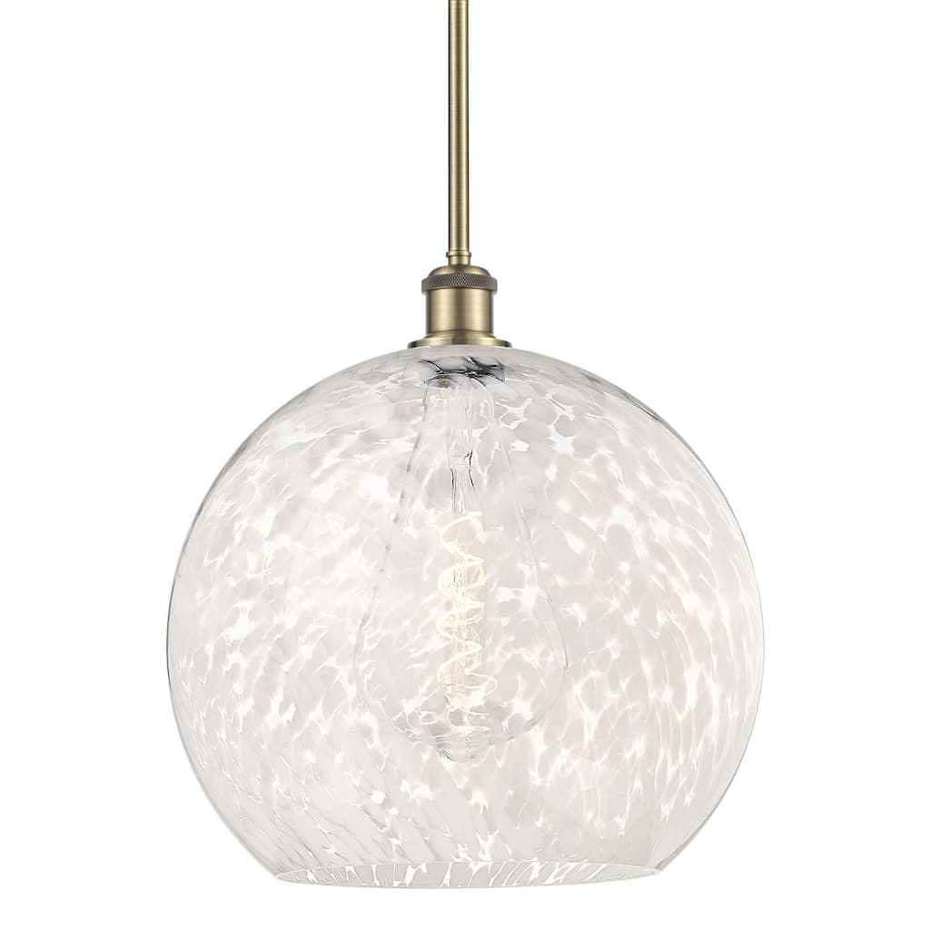 Innovations Lighting 516-1S-17-14 White Mouchette Pendant White