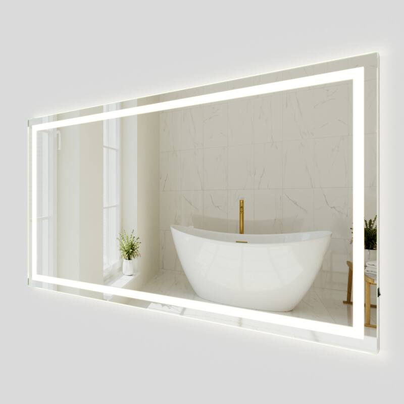 Wyndham Collection WCZLEDWSDSL7036 Carlton 70"W x 36"H Rectangular