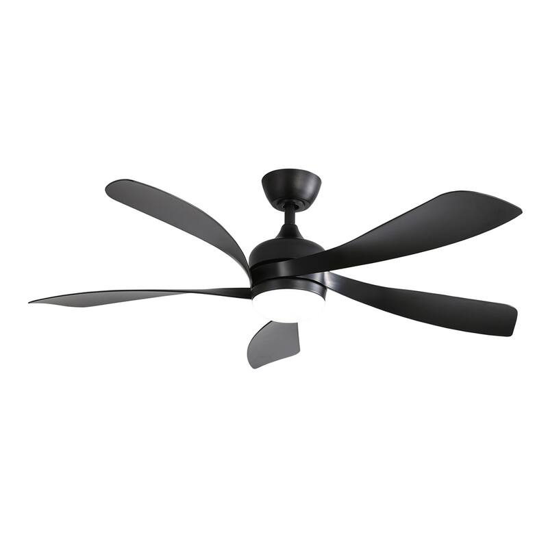 52" Dimmable Led Ceiling Fan with Remote Control,Reversible DC Motor