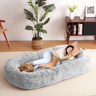Large Dog Bed Washable Human Size Bed with Removable Cover - Bed Bath ...
