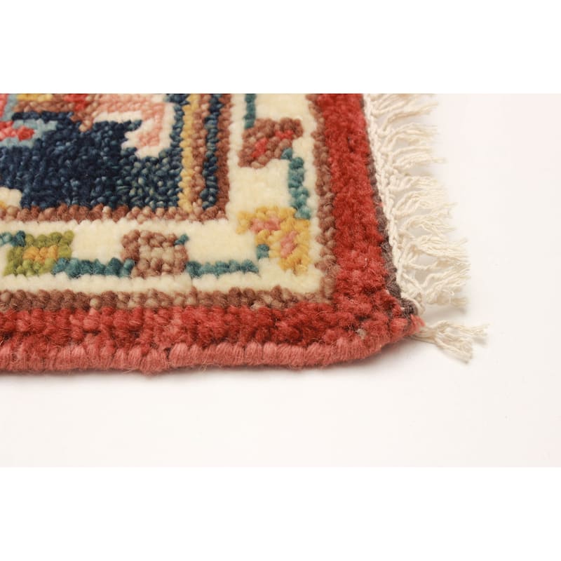 ECARPETGALLERY Hand-knotted Jules Serapi Red Wool Rug - 4'10 x 7'11