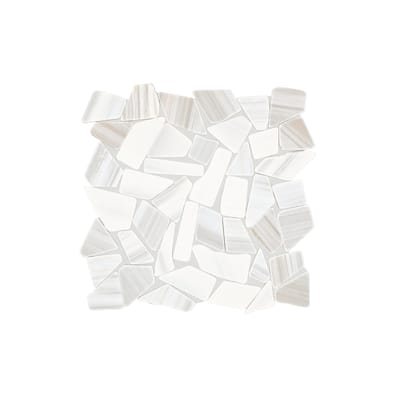 TileHQ 12" x 12" Tumbled Natural Stone Pebble Mosaic Floor and Wall Tile (10 PC Per Carton) (9.69 SQFT Per Carton)