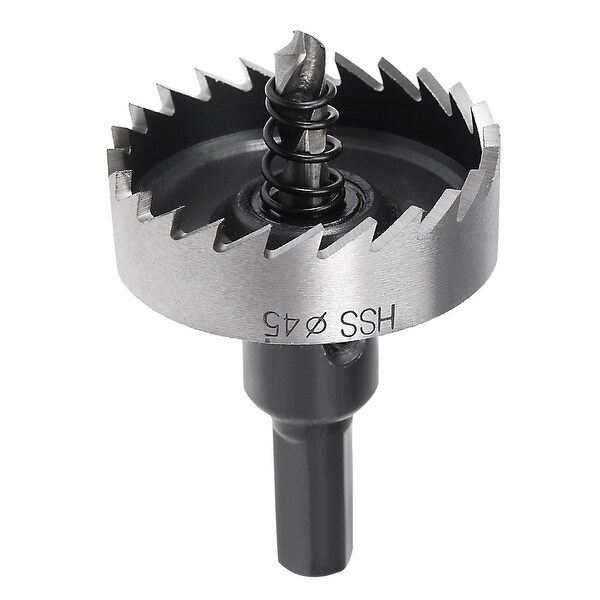 45mm HSS Drill Bit Hole Saw Cutter for Metal Alloy Wood