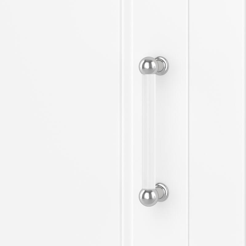 GDFStudio - Jasper Tall Freestanding Bathroom Storage Cabinet with Two-Sized Doors and Adjustable Shelves