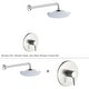 preview thumbnail 29 of 27, Luxier SS-B01 Single-Handle 1-Spray Shower Faucet with Valve