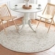 preview thumbnail 3 of 10, SAFAVIEH Handmade Abstract Helouisa Wool Rug 6' Round - Ivory/Brown