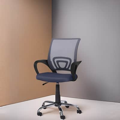 Ergonomic Home Office Desk Chair with Adjustable Lumbar Support