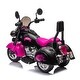 preview thumbnail 35 of 36, 6V Kids Ride On Chopper Motorcycle with LED Headlights, Electric 3-Wheel Motorbike for Boys and Girls, Ages 3-5