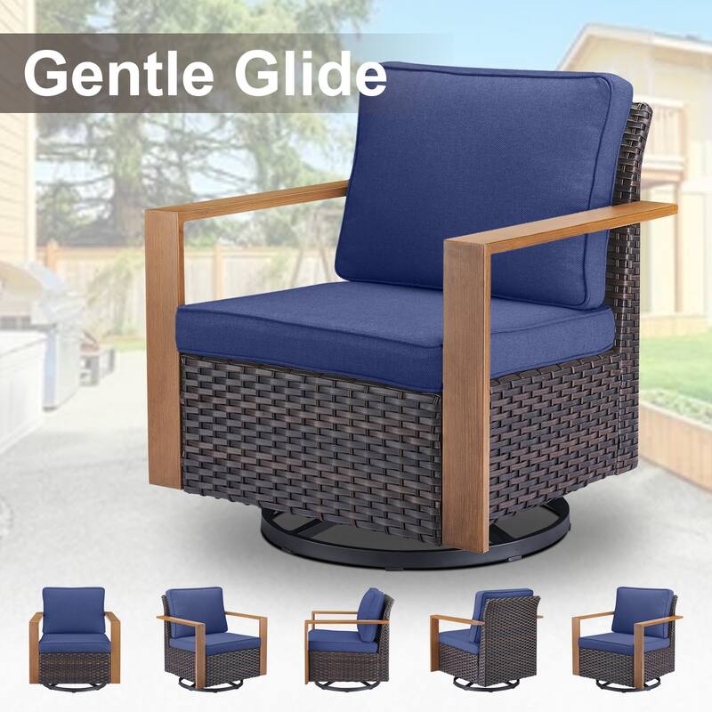 Gymojoy Outdoor Wicker Patio Furniture Sofa Set