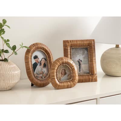 Kate and Laurel Rahfy Tabletop Picture Frame Set