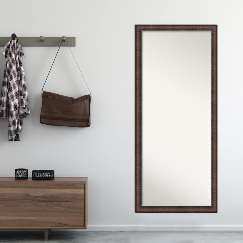 Caleb Brown Non-Beveled Framed Full-Length Floor Leaner Mirror - Caleb Brown - Glass Size 24x60