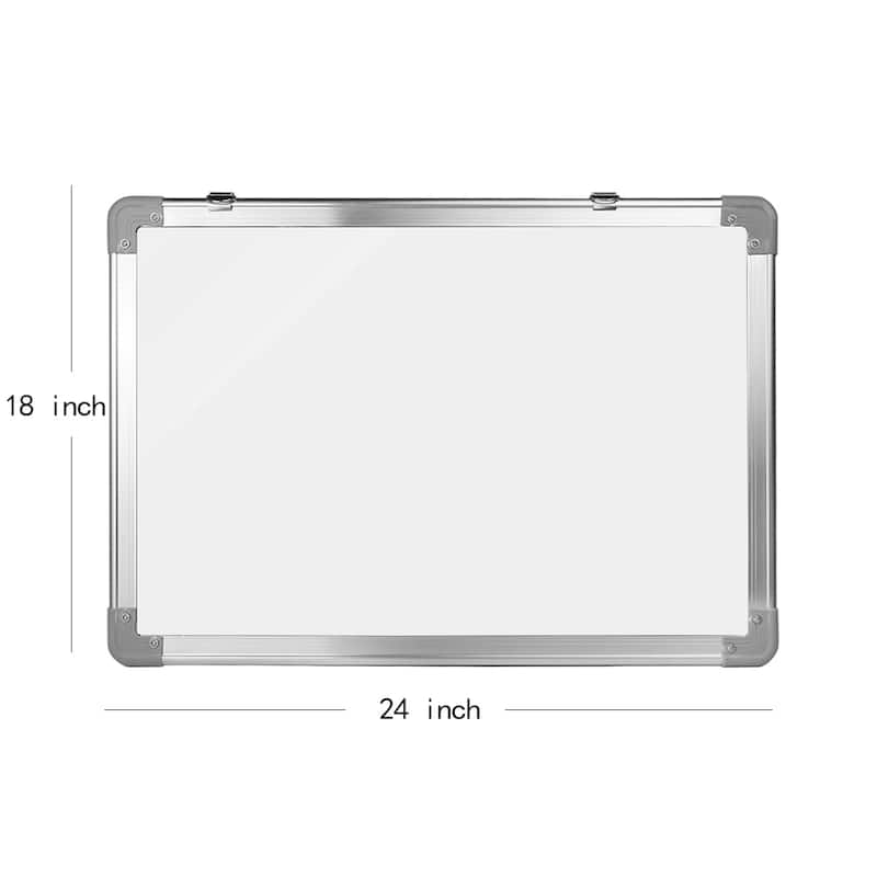 Magnetic Steel Dry Erase Wall Mounted Whiteboard 24X18 inch