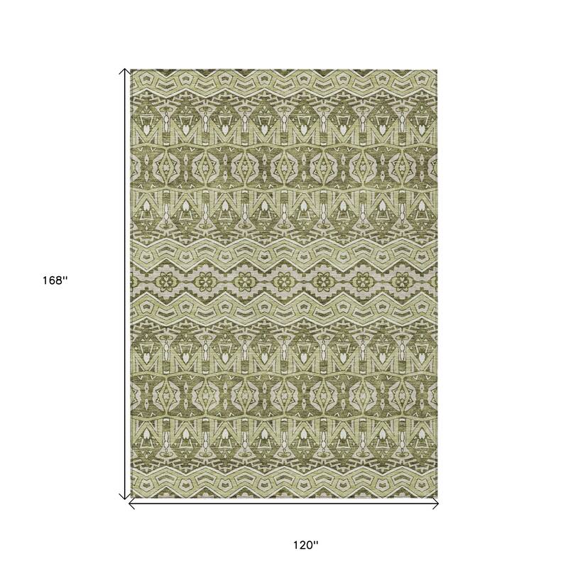 HomeRoots Moroccan Transitional Rectangle Outdoor Rug