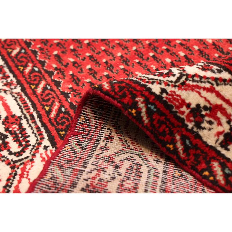 ECARPETGALLERY Hand-knotted Andelz Red Wool Rug - 2'6 x 11'8