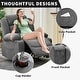 preview thumbnail 6 of 19, Widen Recliner Chair for Adults, Heavy Duty 350Lb Manual Large Lounge Chairs