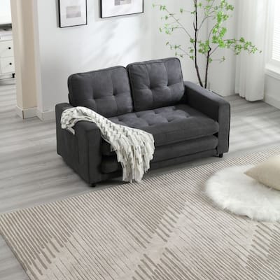 3 Fold Sofa,Convertible Futon Couch Sleeper Sofa Bed,Space Saving Loveseat,Pull Out Couch Bed