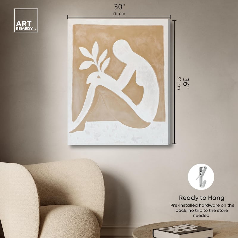 Pale Sentinel Canvas by Art Remedy, Gallery Wrapped