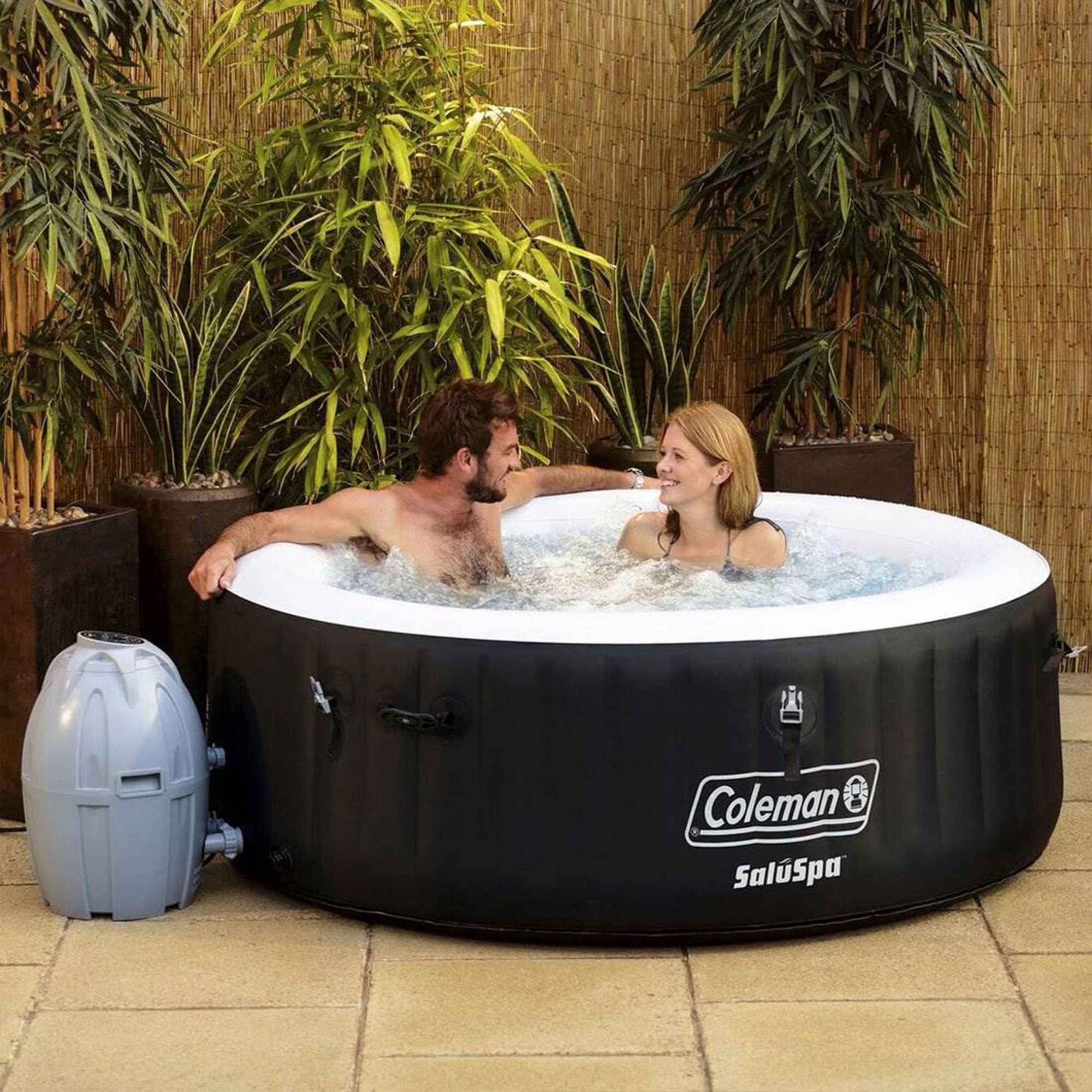 Saluspa Accessories Coleman SaluSpa Ponderosa Hot Tub With Bestway