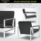 preview thumbnail 7 of 12, Atlas Signature Genuine Leather Accent Chair