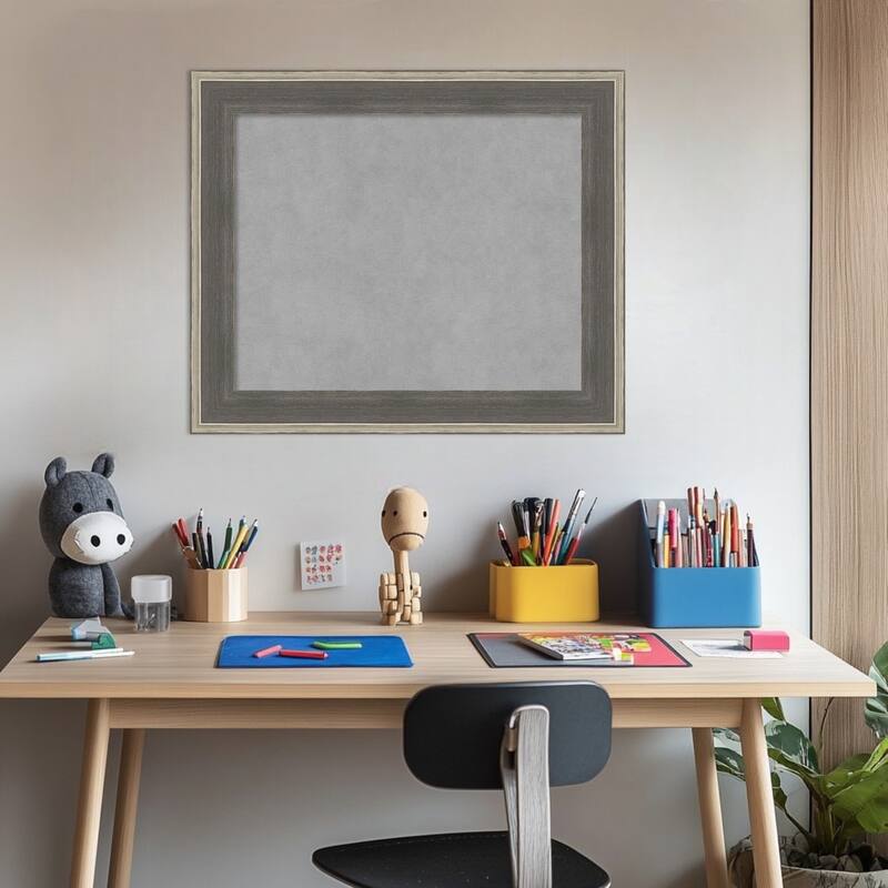 Amanti Art Cottage Grey Silver Framed