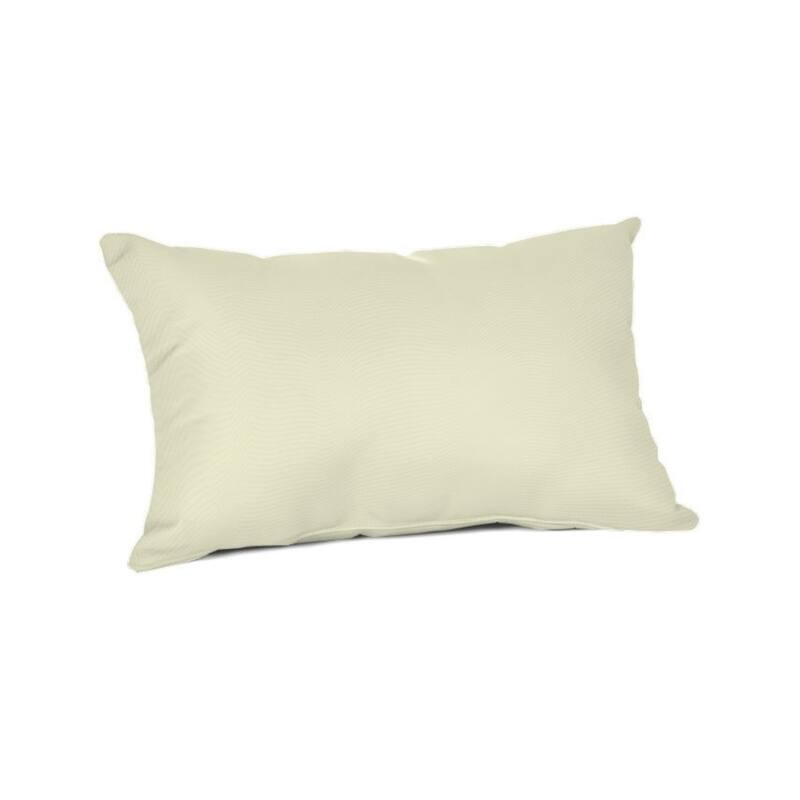 Sunbrella® Solid Fabric 1-Piece Indoor/Outdoor Lumbar Pillow, 19"W x 12"L