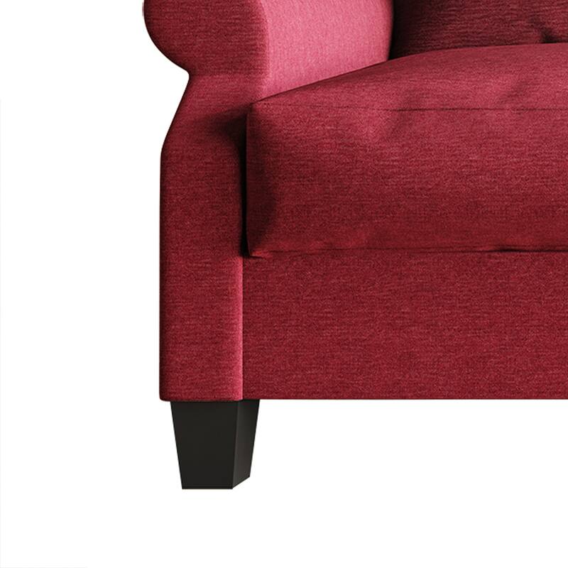 CraftPorch Classic Linen Upholstered Arm Chair