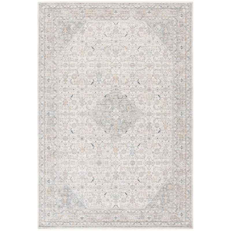 Lauren Ralph Lauren Jikke Traditional Oriental Rug - 5'3" x 7'6" - Ivory/Blue