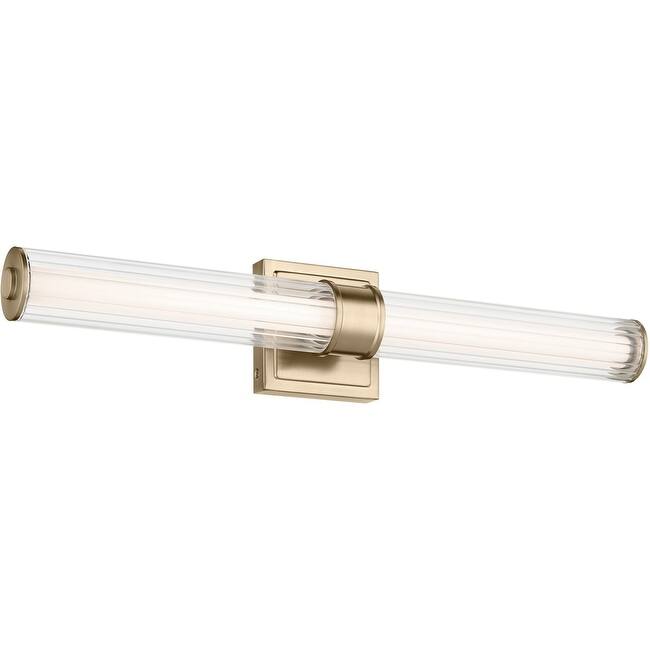 Kichler 55196LED Laurene 2 Light 27" Wide LED Vanity Light with Clear
